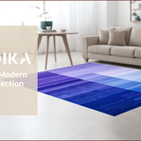Ultra Soft Area Rug, Non Slip, Stain Resistant, Washable Area Rugs for Living Room, Bedroom, Contemporary Vibrant Color Fusion(Purple)