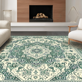 Contemporary Sage Green Geometric Style(Green)