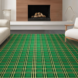 Contemporary Fluid Wave Motif(Green)