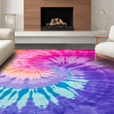 Ultra Soft Area Rug, Non Slip, Stain Resistant, Washable Area Rugs for Living Room, Bedroom, Enchanting Cozy Mixed Hues(Purple)
