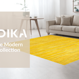 Ultra Soft Area Rug, Non Slip, Stain Resistant, Washable Area Rugs for Living Room, Bedroom, Delicate Fluffy Organic Touch(Yellow)
