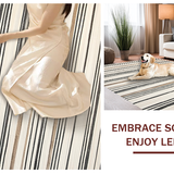 Vibrant Cozy Textured Motif(Beige)