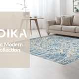Elegant Pastel Geometric Accent(Blue)