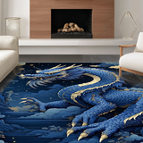 Vibrant Earthy Dragon Aesthetic(Blue)