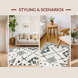 Unique Textured Tiled Arrangement(Gray)