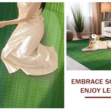 Ultra Soft Area Rug, Non Slip, Stain Resistant, Washable Area Rugs for Living Room, Bedroom, Stylish Vibrant Garden Backdrop(Green)