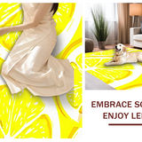 Playful Bright Yellow Motif(Yellow)