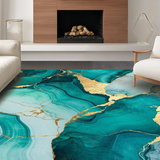 Contemporary Fluid Abstract Design(Blue)