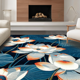 Bright Multicolor Leafy Composition(Blue)