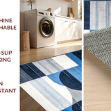Striking Modern Linear Composition(Blue)