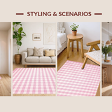 Fashionable Minimalist Plaid Concept(Pink)