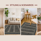 Rustic Woven Fish Bone Aesthetic(Beige)