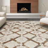 Elegant Abstract Tiled Arrangement(Beige)