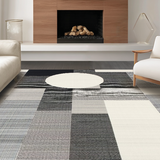 Elegant Asymmetrical Geometric Motif(Black)