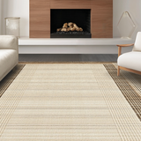 Chic Transitional Striped Design(Beige)
