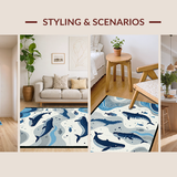 Elegant Grey and Blue Harmony(Blue)