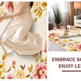 Chic Pastel Botanical Motifs(Ivory)