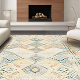 Chic Creamy Geometric Medley(Beige)