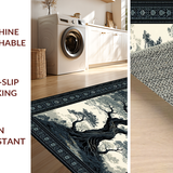 Luxurious Black and Grey Tapestry(Gray)