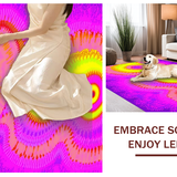 Delightful Cozy Multicolor Dreamscape(Pink)