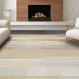 Ultra Soft Area Rug, Non Slip, Stain Resistant, Washable Area Rugs for Living Room, Bedroom, Classic Neutral Vintage Charm(Beige)