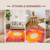 Colorful Retro Geometric Charm(Pink)