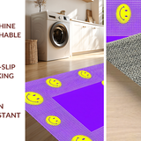 Eclectic Playful Smiling Motif(Purple)