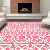 Contemporary Lattice Design with Hues(Pink)
