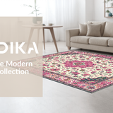 Charming Whimsical Floral Motif(Ivory)