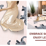 Contemporary Cozy Elephant Illustration(Pink)