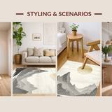 Elegant Toned Abstract Waves(Gray)