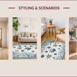 Contemporary Abstract Seaside Lines(White)