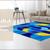 Art Deco Inspired Geometric Elegance(Blue)