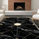 Chic Gold Geometric Motif(Black)