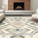 Chic White Diamond Motif(Beige)