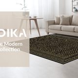 Luxurious Black Diamond Motif(Black)