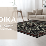 Sophisticated Linear Geometric Appeal(Black)