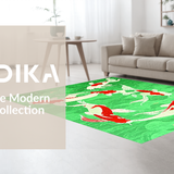 Charming Nautical Fish Motif(Green)