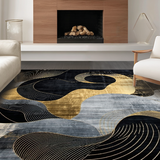 Chic Modern Abstract Contrast(Black)