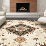 Chic Transitional Floral Border Style(Beige)