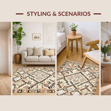 Dynamic Rustic Symmetrical Elements(Beige)