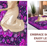 Lush Purple Floral Motif(Purple)