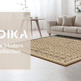 Cozy Ogee Patterned Nature Inspired(Beige)