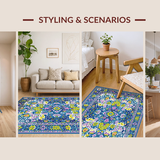 Contemporary Rustic Floral Vibe(Blue)