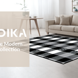 Classic Black and White Check(Black)