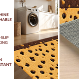 Charming Round Treat Motif Design(Beige)