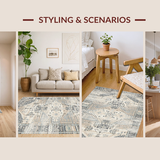 Elegant Vintage Ogee Design Scheme(Gray)