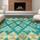 Lively Patterned Cotton Harmony(Blue)