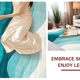 Elegant Subtle Toned Abstract Design(Blue)