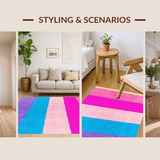 Delightful Bright Color Fusion(Pink)